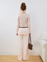 Split Flare Lounge Pants