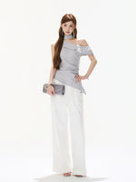 Asymmetric Halter Top