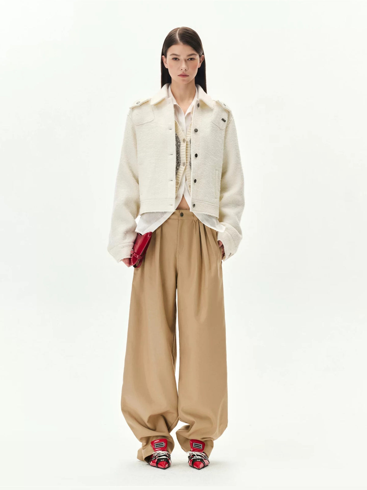Wide Leg Pleated Lounge Pants