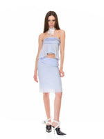 Pleated Organza Two-Piece Set