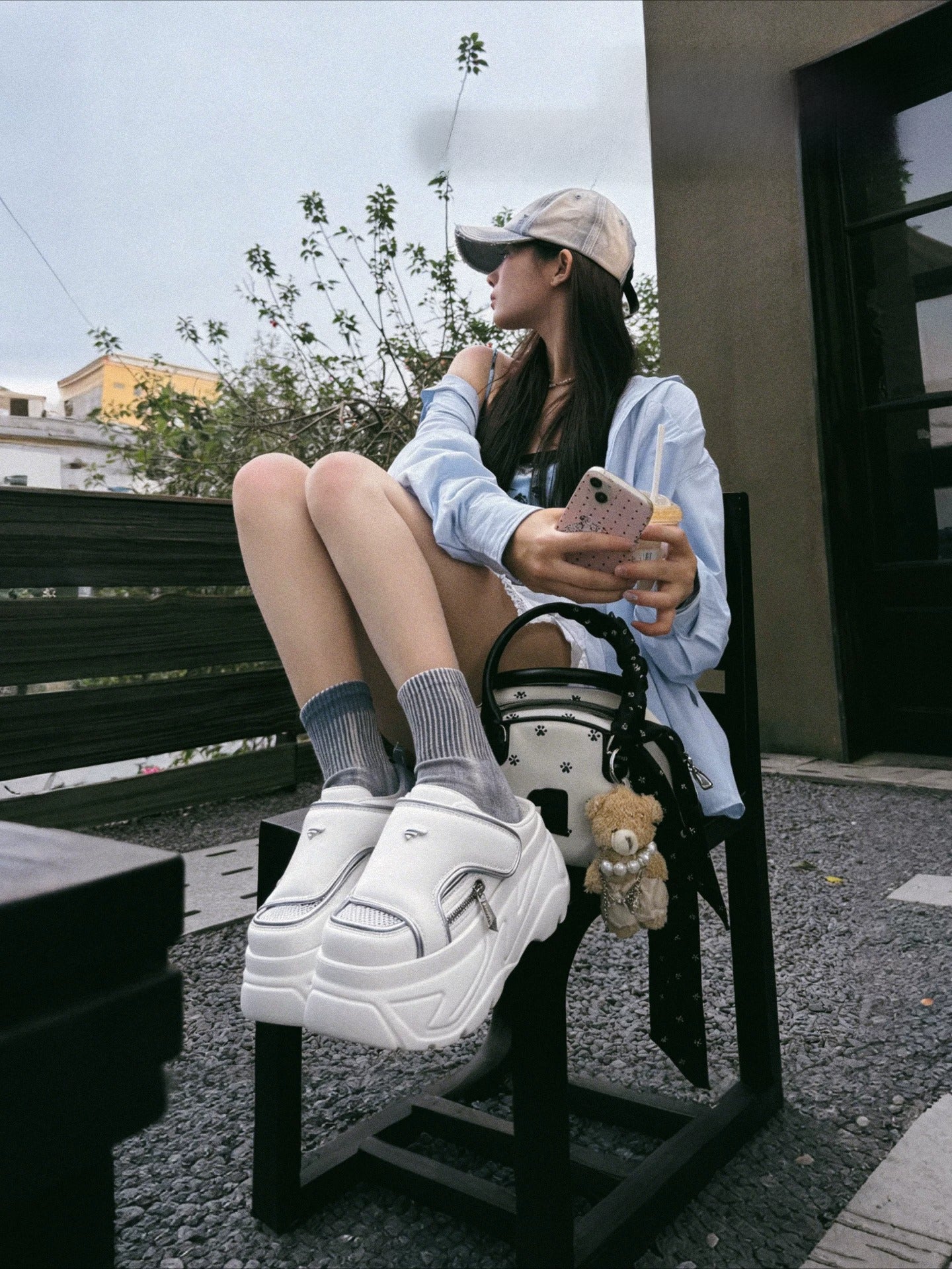 Platform Mule Sandals
