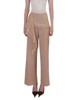 Lace Wide Leg Suit Pants