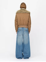 Oversized Fur Collar Down Jacket