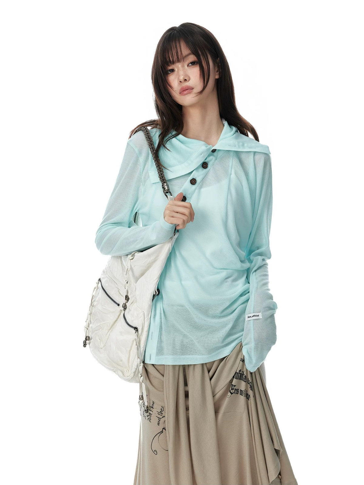 Mint Layered Sun Protection Shirt
