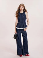 Lace Denim Set