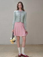 Silky Wool Cropped Cardigan