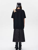 Short Sleeve Fashion Casual Solid Color Round Neck T-shirt