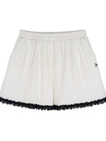White And Blue Lace Trim Set