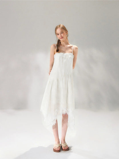 Lace Hem Slip Dress