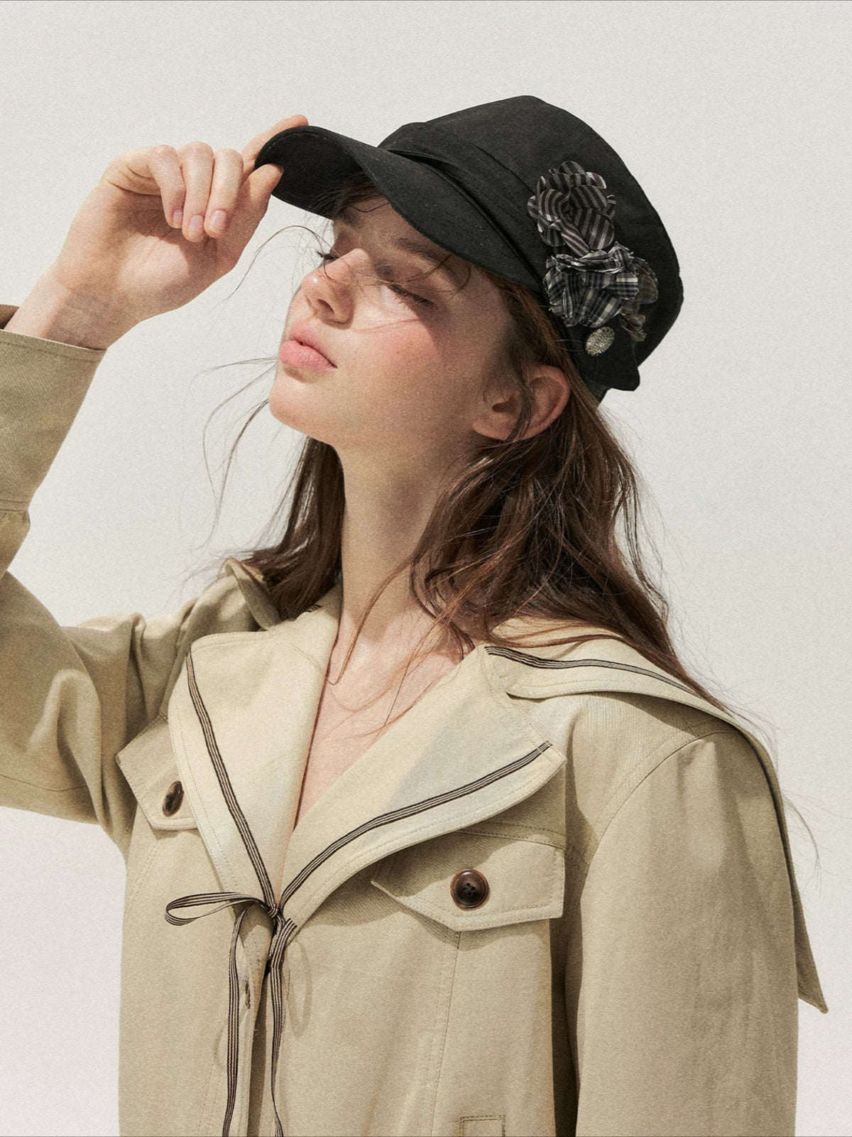 Vintage Floral Riding Hat