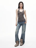 Halter Slim Fit Tank Top