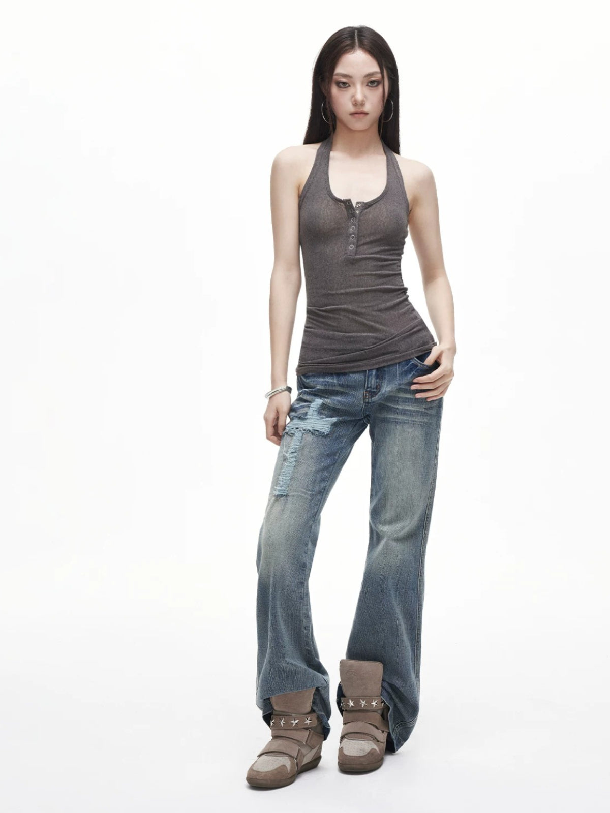 Halter Slim Fit Tank Top
