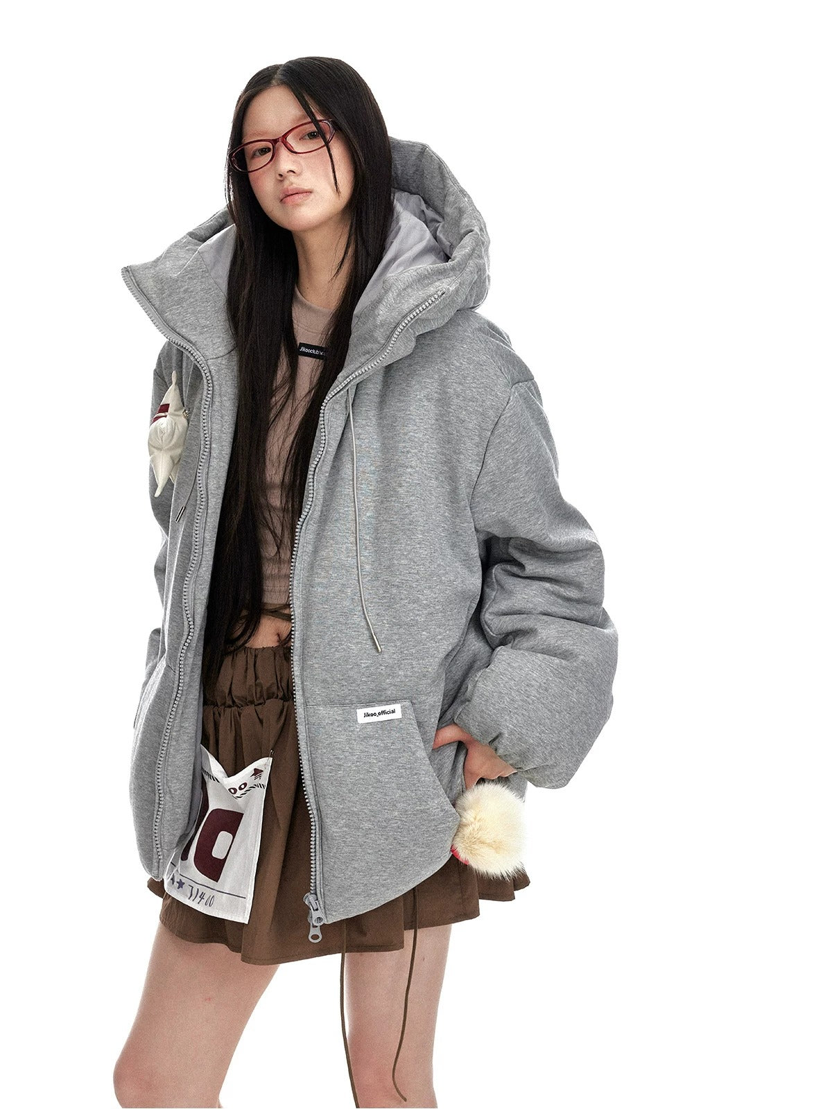 Oversized Hooded Down