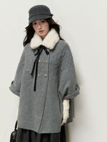 Cable Knit Cape Cardigan