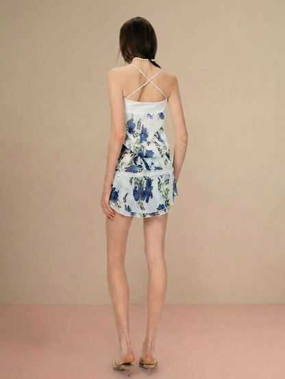 Vintage Floral Cami Top &amp; Skirt Set