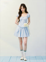 "Salted Afternoon" A-line Dress