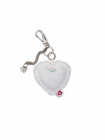 Snoopy Heart Lace Padded Charm