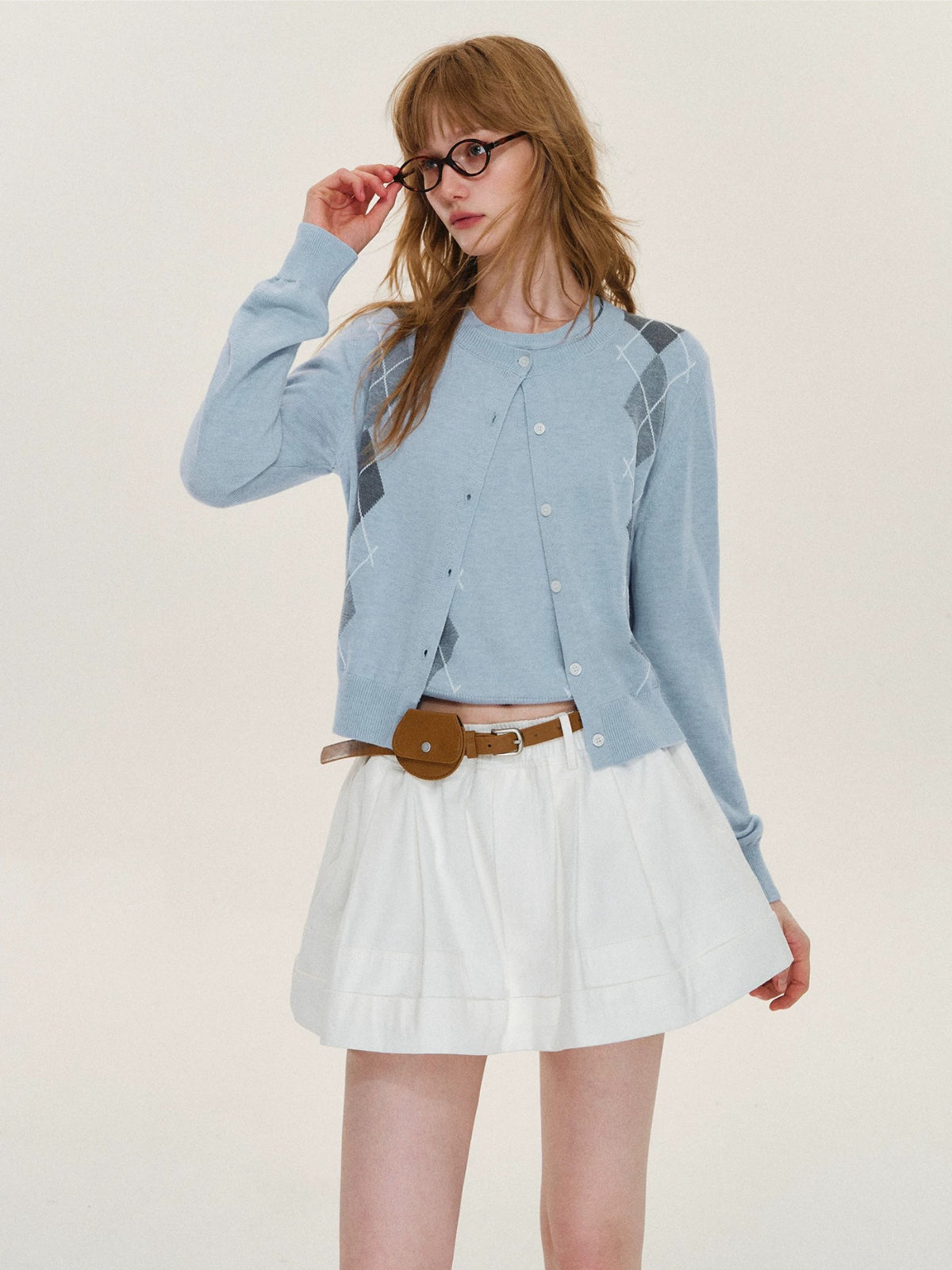 Cotton A-Line Skort
