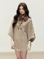 Cable Knit Cape Cardigan