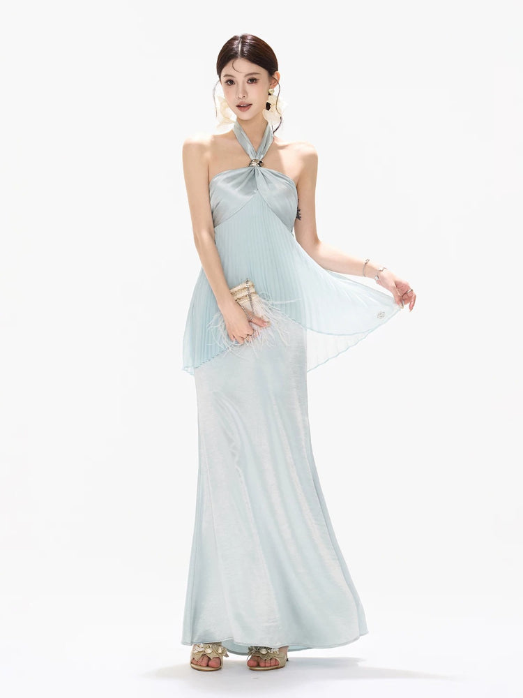 Lily Mist Satin Dress