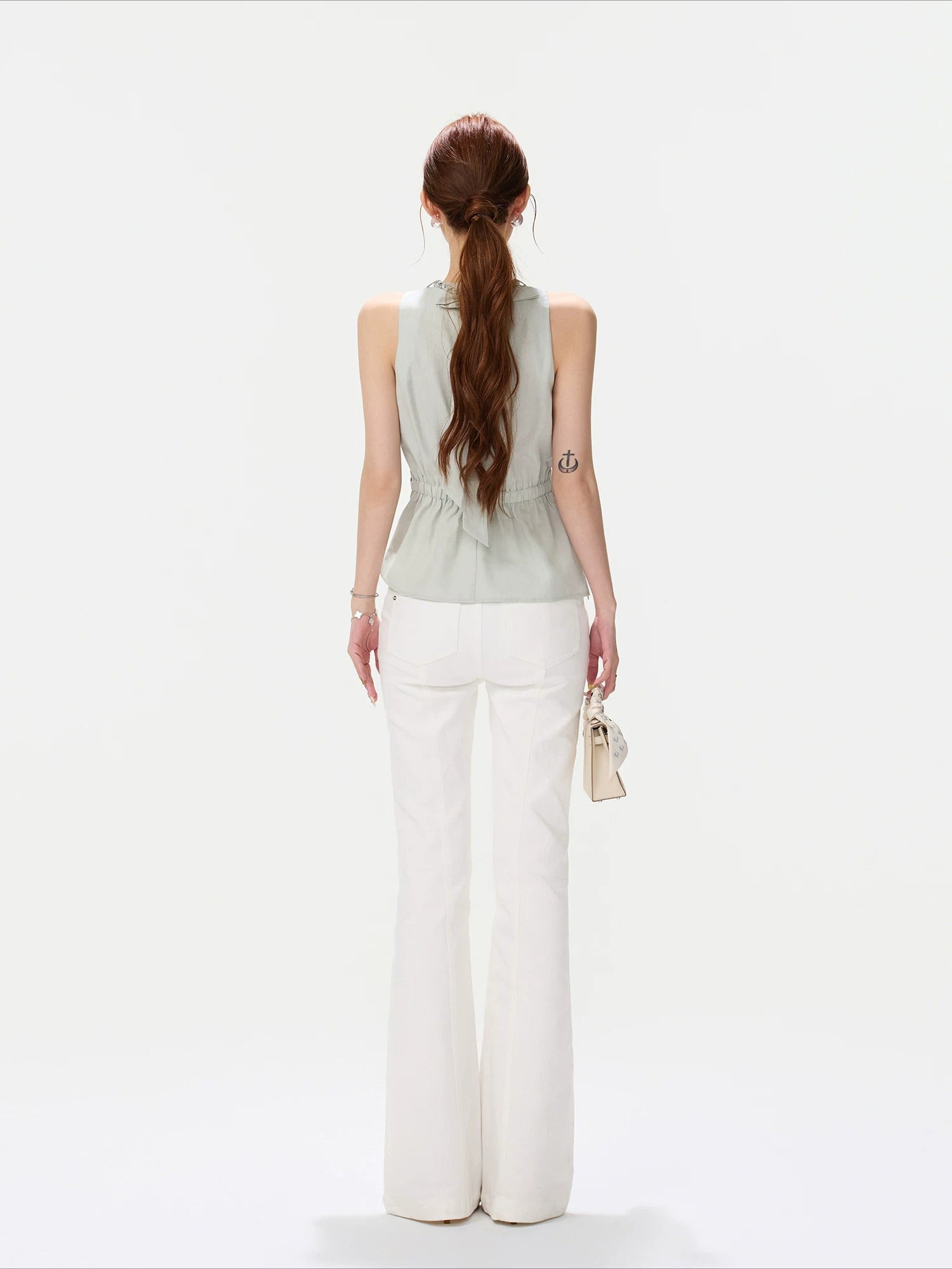 Lyocell Halter Wrap Top