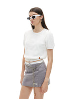 Club Badge Mini Skirt