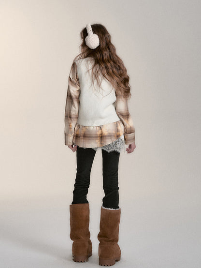 Wool-Blend Two-Piece Sweater Set