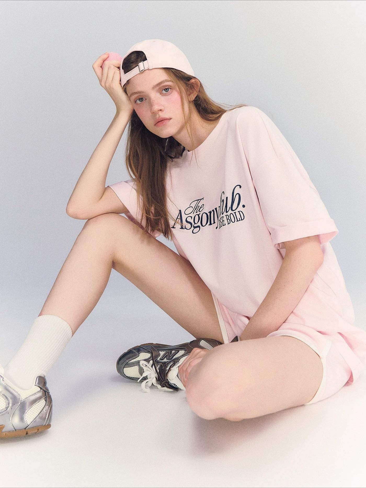 Embroidered Letter Tee
