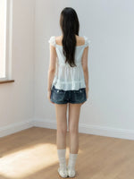 Faux Layer Lace Top