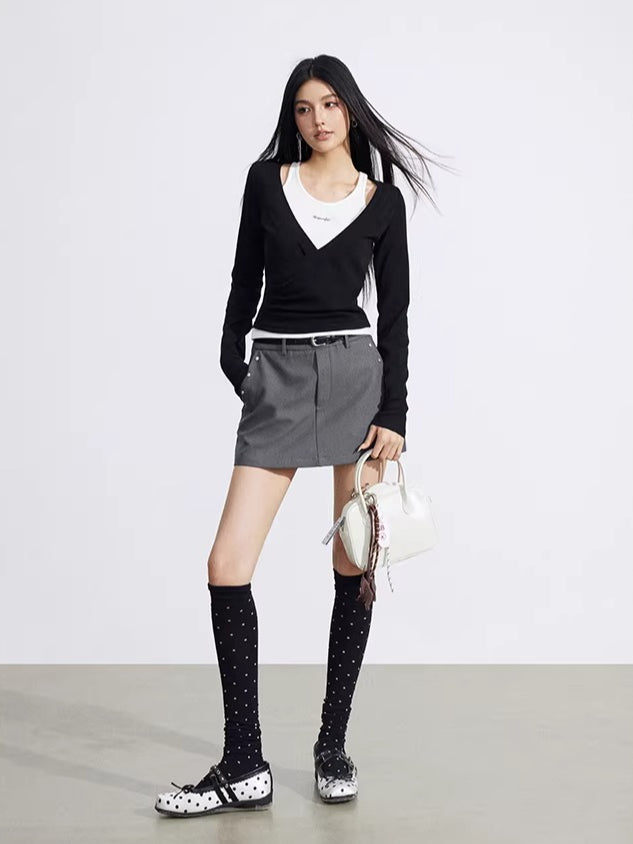 Layered Ruched Tee