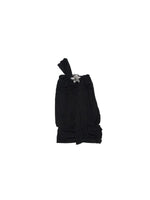 One-Shoulder Knotted Bud-shaped Strapless Dress