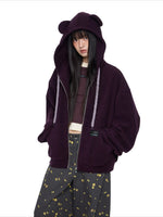 Bear Ear Hoodie Jacket