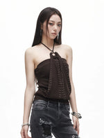 Studded Halter Top