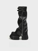 Platform Leg Warmers Boots