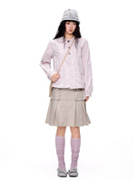 Polka Dot Doll Collar Shirt
