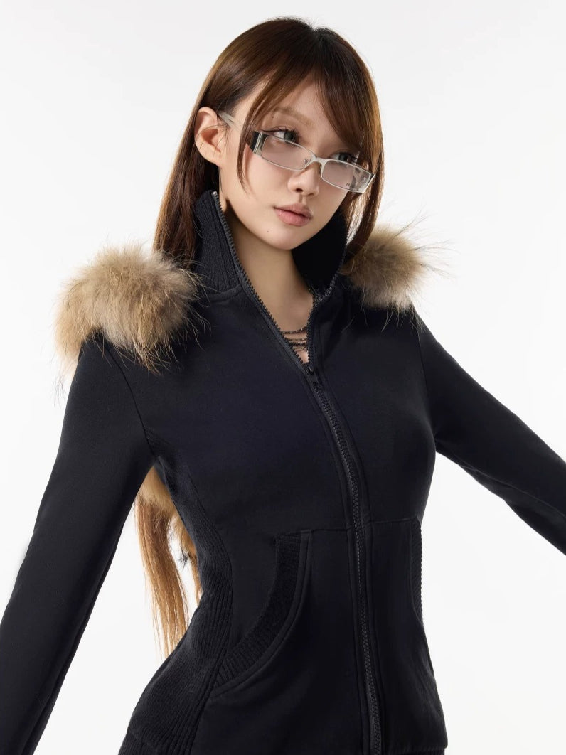 Hooded Slim Jacket