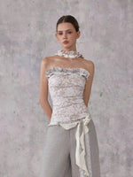 Lace Halter Bandeau Top