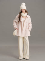 Peter Pan Collar Wool Coat