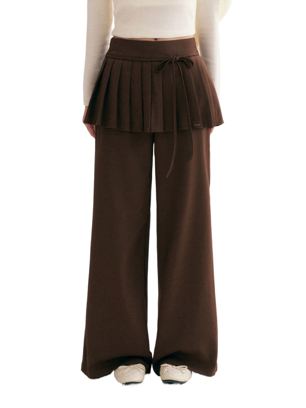 Pleated Wide Leg Pants