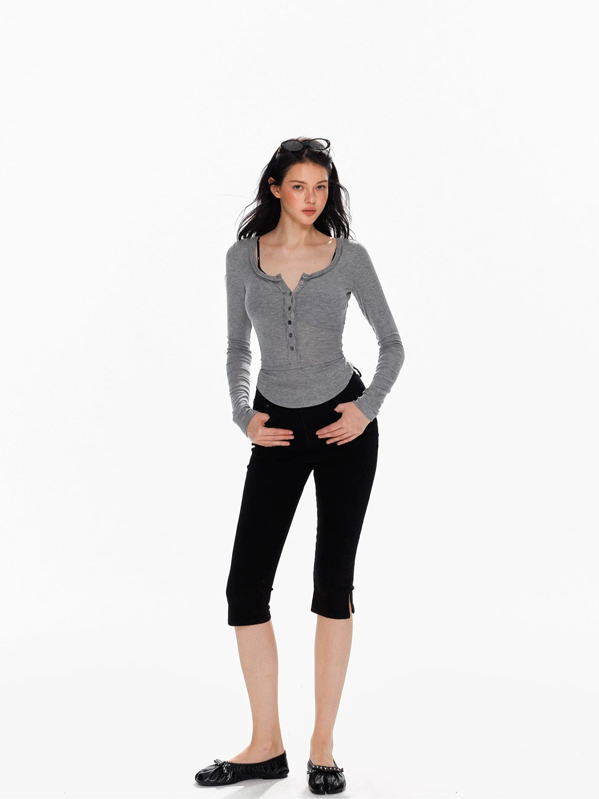 Lace Innerwear Layered Mesh Top Set