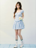 "Salted Afternoon" A-line Dress