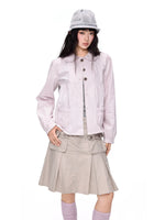 Polka Dot Doll Collar Shirt