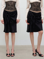 Acetate Lace Fishtail Skirt