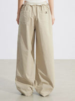 Layered Contrast Cargo Pants