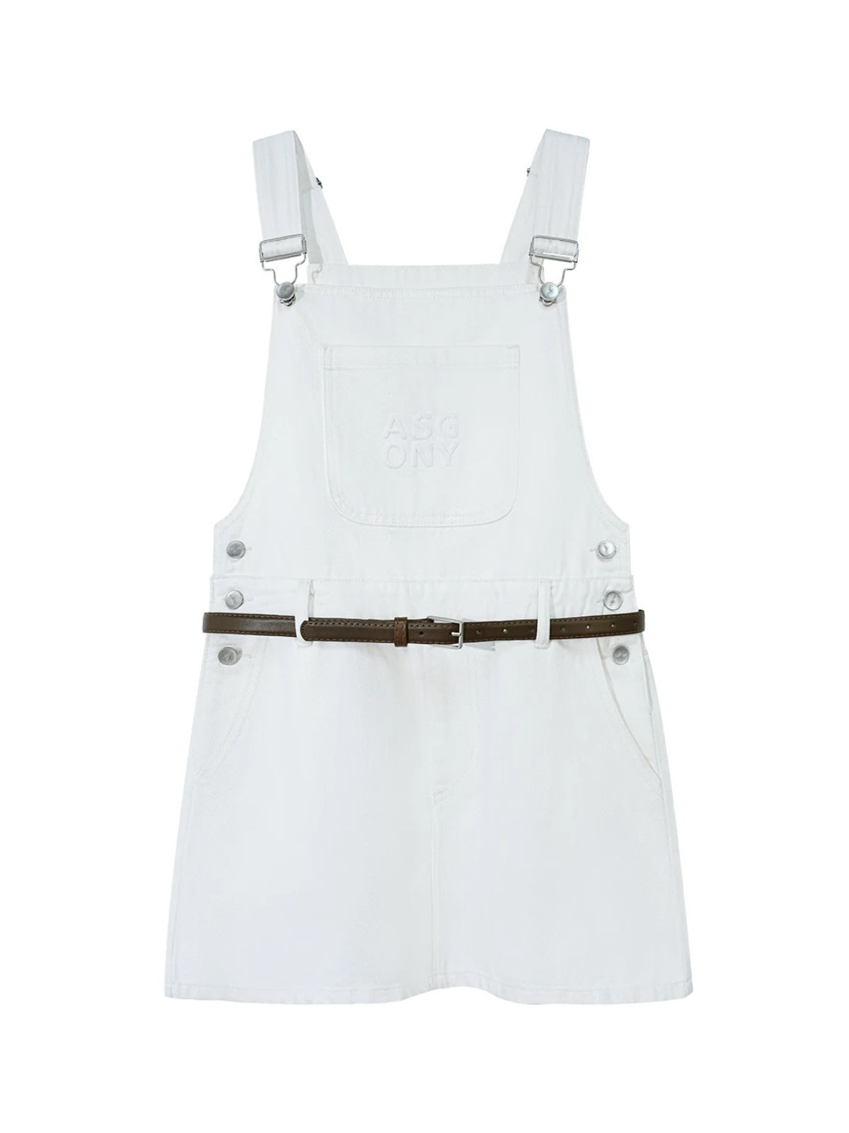 Denim Overall Skirt