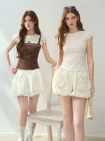 Floral Patchwork Layered Lace Tee