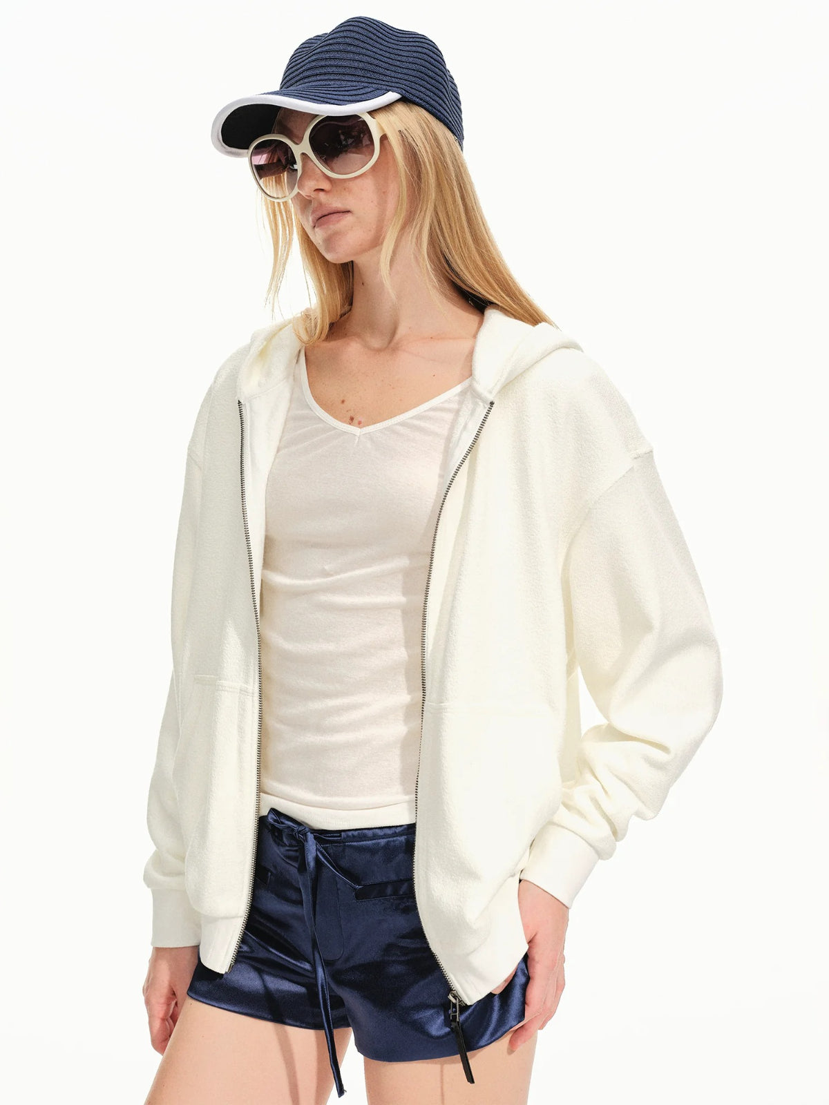 Minimalist Matte Hoodie Jacket