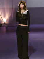 Cutout Knit Top