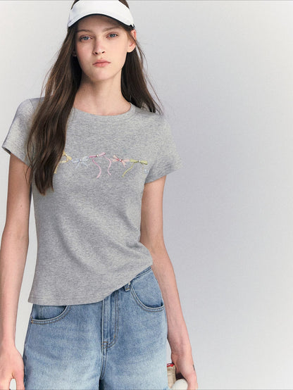 Butterfly Print T-shirt