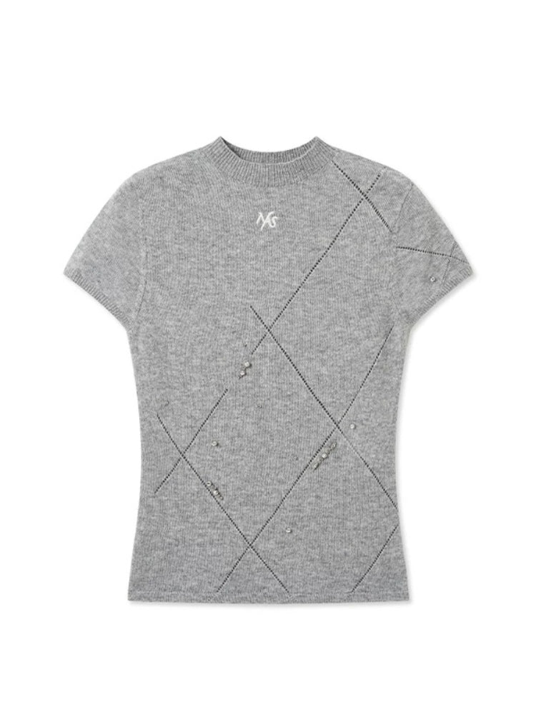 Gelain Pearl Detail Tee